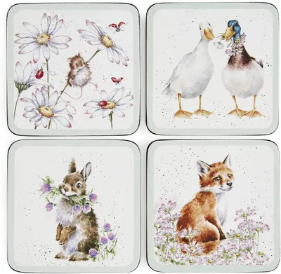 Productafbeelding van Designs Wildflowers Onderzetters - Set van 4
