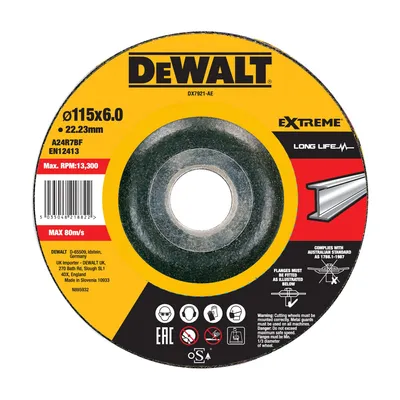 Immagine prodotto di Disco per metallo F115x6.0mm DEWALT