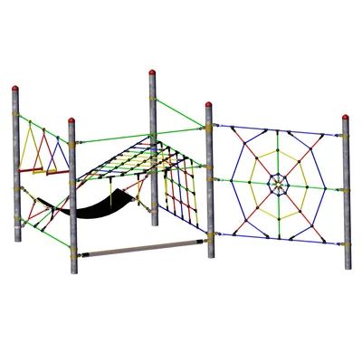 Produktbild von Huck Seilspielgeräte Vario-Kletterpark-Set