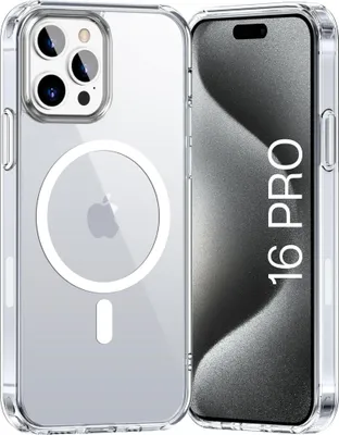 Immagine prodotto di Custodia per iPhone 16 PRO - Custodia magnetica trasparente per cellulare Custodia protettiva antigraffio ultrasottile Phonillico®