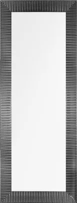 Produktbild von BELIANI Wandspiegel Schwarz 50 x 130 cm Kunststoff Rechteckig Modern