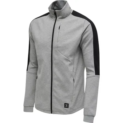 Produktbild von Hummel Hmltropper Zip Jacket, GREY MELANGE, S, Herren