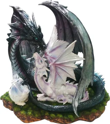 Produktbild von Drachenmutter Draguna mit Drachen Baby und Ei