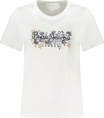 Produktbild von Damen Kurzarm T-Shirt Weiß | Nachhaltige Baumwolle, Weiter Ausschnitt