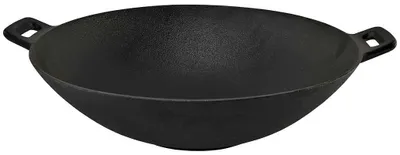 Obrázek produktu pro Wok żeliwny do smażenia duszenia potraw 30 cm