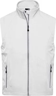 Produktbild von Men's Softshell Vest Modische Softshellweste off-white, Gr. L
