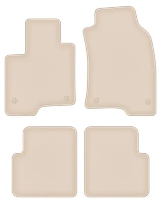 Obrázek produktu pro DURBAN béžová sada velurových autokoberců pro Fiat Panda III hatchback (2012-)