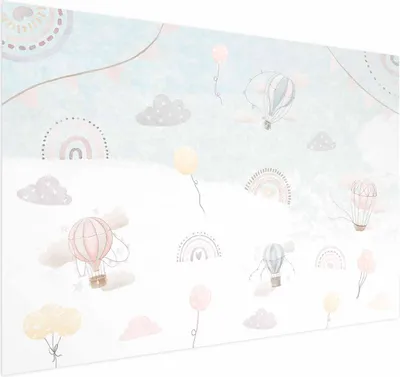 Produktbild von Posterpapier Poster - Adventure Among the Clouds 90x60 cm Für Kinder e-C-10070-ao-a