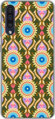 Produktbild von MuchoWow® Handyhülle Schutzhülle Hülle für Telefoonhoesje Samsung Galaxy A30s Design - Orient - Retro Silikon Softcase Handy Hülle - Karteninhaber