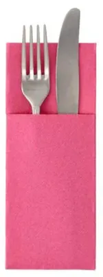 Produktbild von Servietten "ROYAL Collection" 40 cm x 30 cm fuchsia mit Besteckfalz