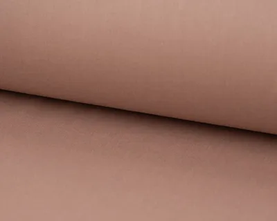 Produktbild von Baumwollstoff Popeline Meterware uni taupe– breit, weich 1,50m