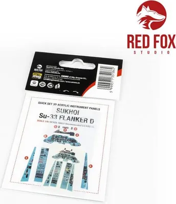 Produktbild von Red Fox Studio RFSQS-48037 - 1/48 Su-33 Flanker D (for Kinetic kit) - Neu
