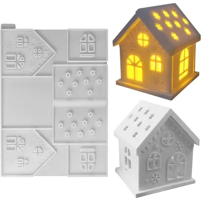 Obrázok produktu pre 3D silikónová forma na výrobu svietnikov, vhodná na odlievanie gýpsu, výrobu sviečok, mydiel a dekorácií