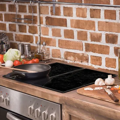 Imagen del producto de Placa de vitrocerámica protectora para cocina, 2x30x52 cm, mármol