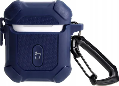 Produktbild von Bizon Case Kopfhörer Rüstung Apple Airpods 1/2 marineblau