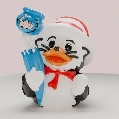 Zdjęcie produktu dla Kot w kapeluszu Tubbz – figurka z PVC, 1. edycja, 10 cm