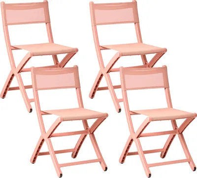 Produktbild von BELIANI Stühle 4er Set in Hellgrau aus Kunststoff für Innen- und Außenbereich Geeignet Moderner Stil Plastik Gartenstühle für Garten Terrasse Esszimmer