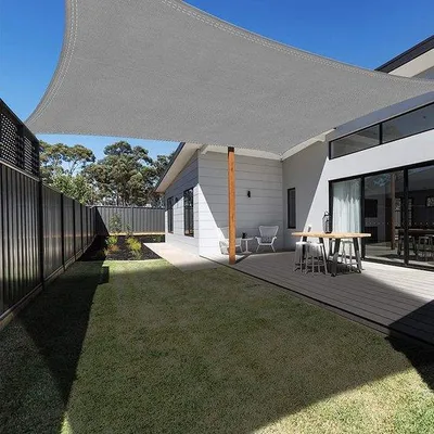 Immagine prodotto di Tenda da sole impermeabile 4x5 m, grigia