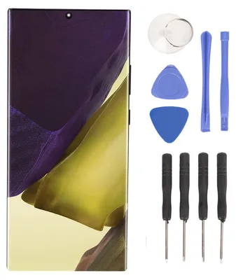 Produktbild von Telefon-Bildschirmbaugruppe, organische Leuchtdiode, LCD-Touch-Digitizer mit Rahmen, Fingerabdruck-Werkzeug-Set für Galaxy Note 20 Ultra 5G SM N986B,