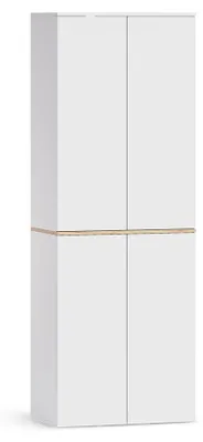 Obrázek produktu pro víceúčelová skříňka Vicco Viktor Bílá/Řemeslný dub 68 x 188.6 cm se 6 uzavřenými přihrádkami, Model 62174