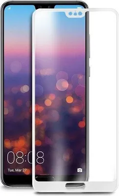Produktbild von Gehärtetes 9H Glas für Huawei P20 - Weiss KP27007
