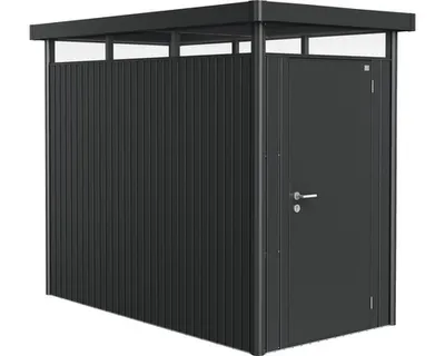 Obrázek produktu pro Plechový zahradní domek Biohort HighLine HS 134 x 254 cm tmavě šedý metalický