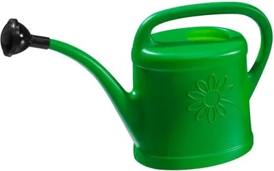 Zdjęcie produktu dla Konewka ogrodowa 2 L, Polietylen Zielony, Odporna na uderzenia, Do nawadniania roślin