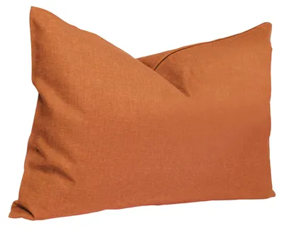 Produktbild von Kissenhülle Struktur Leinenoptik Kissenbezug  Deko Kissen  ca. 60x40 cm orange