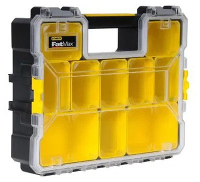Organizer STANLEY FATMAX PRO niedrig mit beweglichen Fächern 44,6x7,4x35,7 cm