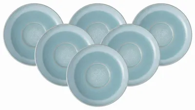 Produktbild von like. by Villeroy & Boch Perlemor Aqua Kaffeeuntertasse ø 16,1 cm 6er Set