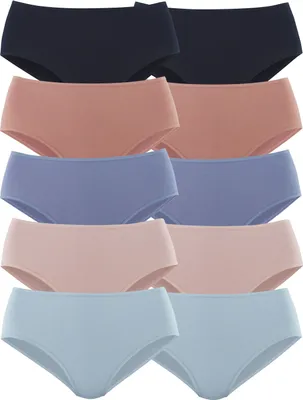 Produktbild von PETITE FLEUR Hüftslip 10 -teilig orange Größe 32/34