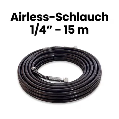 Produktbild von Profispray Airless Hochdruckschlauch 1/4" – 15 m für Farbspritzgeräte, KI-generiertes Bild