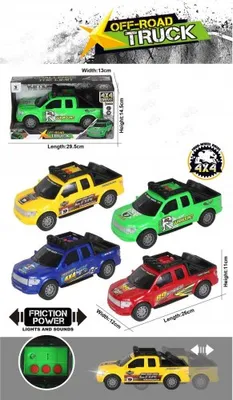 Produktbild von Auto mit Ton und Licht, rot
