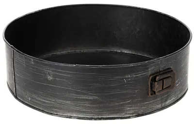 Produktbild von Pflanzschale aus Metall für kreative Deko und Blumenarrangements