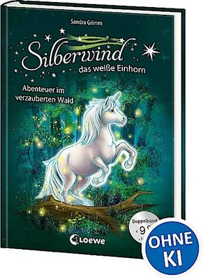 Immagine prodotto di Silberwind, das weiße Einhorn (Band 5-6) - Abenteuer im verzauberten Wald