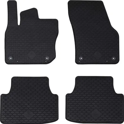 Image de Tapis de voiture 4 pcs Noir convient pour VW TIGUAN TDI 2024-