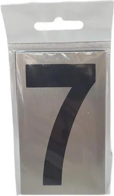 Produktbild von Aluminium Türschild " 7 " 100x60mm