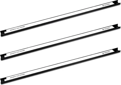 Produktbild von Magnetische Werkzeughalter 61 cm - Wand Magnetleiste für Werkstatt - Set von 3