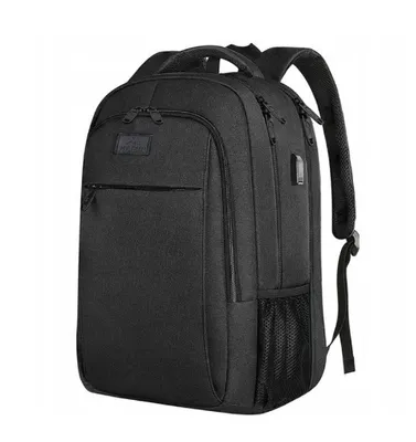 Produktbild von MATEIN City-Rucksack für einen 15,6-Zoll-Laptop, schwarz