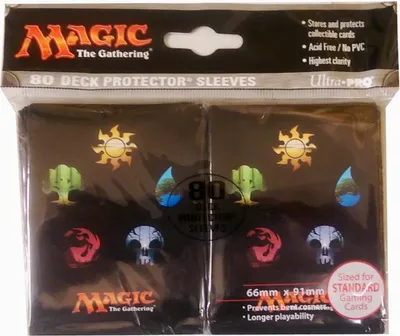 Produktbild von 80 Ultra Pro Gallery Sleeves - MANA 5 Magic - Manasymbole