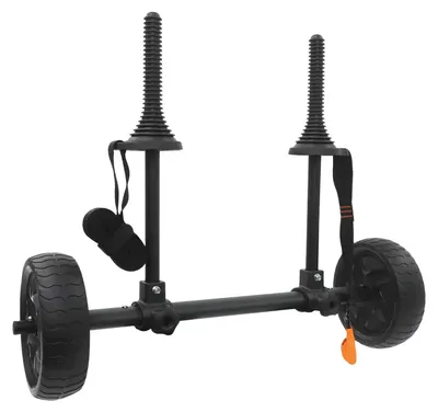 Image de Kayak, largeur réglable, pneus antidérapants, couleur noire