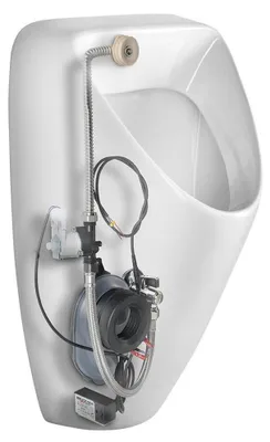 Immagine prodotto di Bruckner Schwarn - Orinatoio elettronico, alimentazione acqua posteriore, 6V, bianco 201.722.4