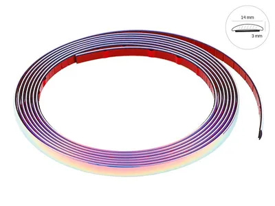 Immagine prodotto di Striscia decorativa, arcobaleno, 14 mm x 5 m