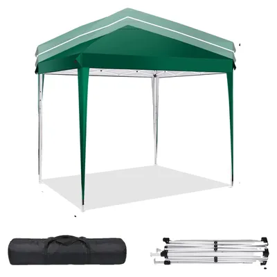 Obrázok produktu pre Vonkajší pavilón, vodotesný, s možnosťou nastavenia výšky, 3x3 metre, zelený