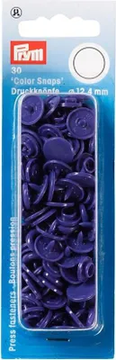 Obrázek produktu pro Plastové patentky "Color Snaps" kulaté, 12,4 mm, 30 ks, fialové