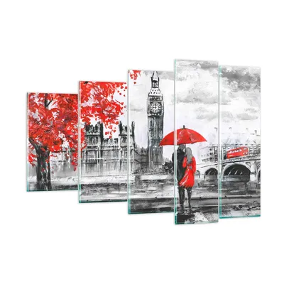 Produktbild von Bilder auf glas - London Architektur big ben - 150x100cm - Glasbilder - Wandbilder - Kunstdruck - zum Aufhängen bereit - Wanddekoration aus Glas - Glas Bilder - Wandbild auf Glas - GEG150x100-3153