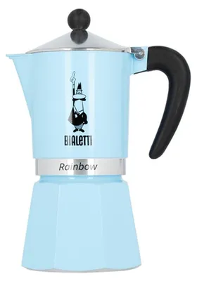 Obrázek produktu pro Bialetti Rainbow, Moka konvička, Hliník, 6 hrnků, Termoplastik, Rainbow, 1 kusů