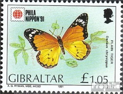 Produktbild von Briefmarken Gibraltar 1991 Mi 632 (kompl.Ausg.) postfrisch Briefmarkenausstellung