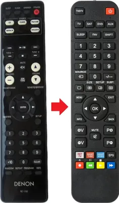 Produktbild von Fernbedienung geeignet für DENON RC-1162 | RC1162 | RCDM39