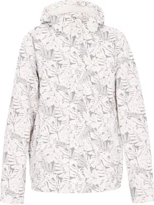 Produktbild von Leichte gemusterte Herren Jacke Weiß XL mit Kapuze und Reißverschluss